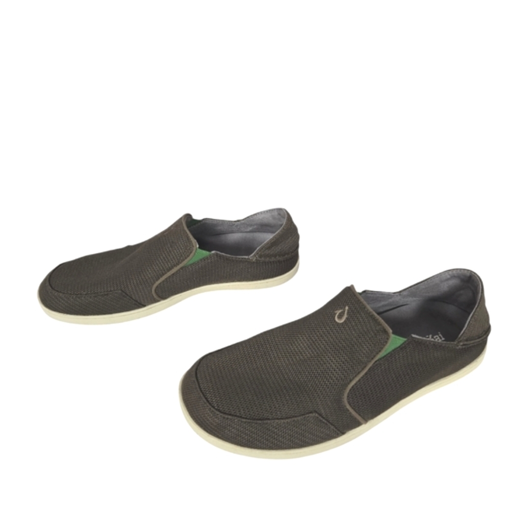 Olukai Men 10.5 Nohea Mesh Slip-on Loafer Shoes Sneakers